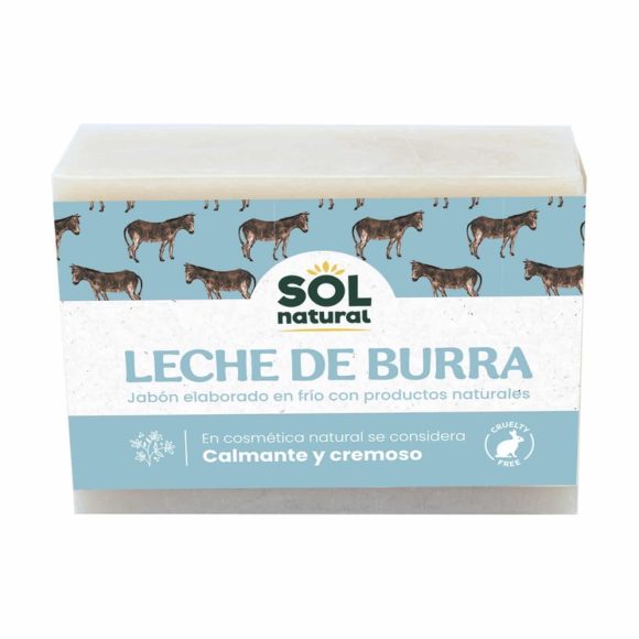 miherbolaria Jabon natural de leche de burra 100g Sol Natural