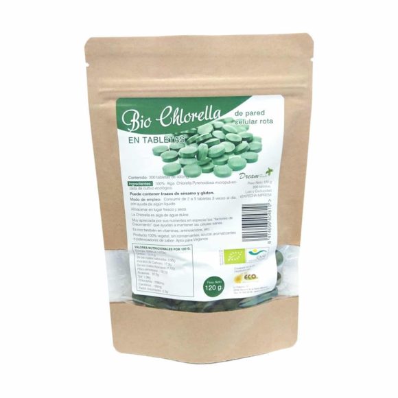 miherbolaria chlorella bio 300 tabletas dream foods