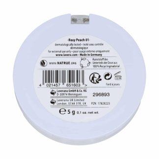 miherbolaria colorete en polvo bio velvet 01 rosa peach lavera naturcosmetika 1