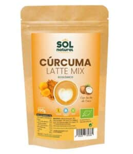 miherbolaria curcuma latte mix con leche de coco bio sin gluten 200g sol natural