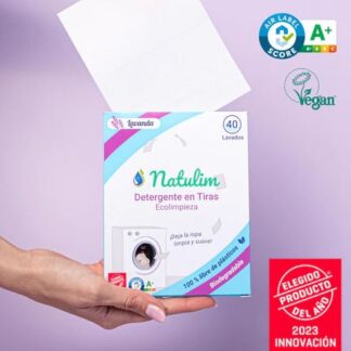 miherbolaria detergente 40 tiras lavanda natulim biodegradable