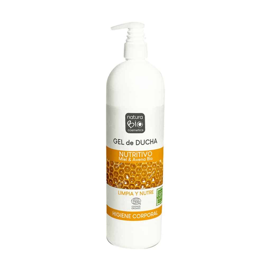 miherbolaria gel de ducha nutritivo miel y avena bio 740ml natura bio