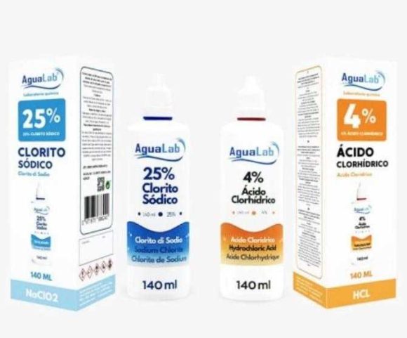 miherbolaria kit clorito sodico 25 activador acido clorhidrico 4 2x140ml