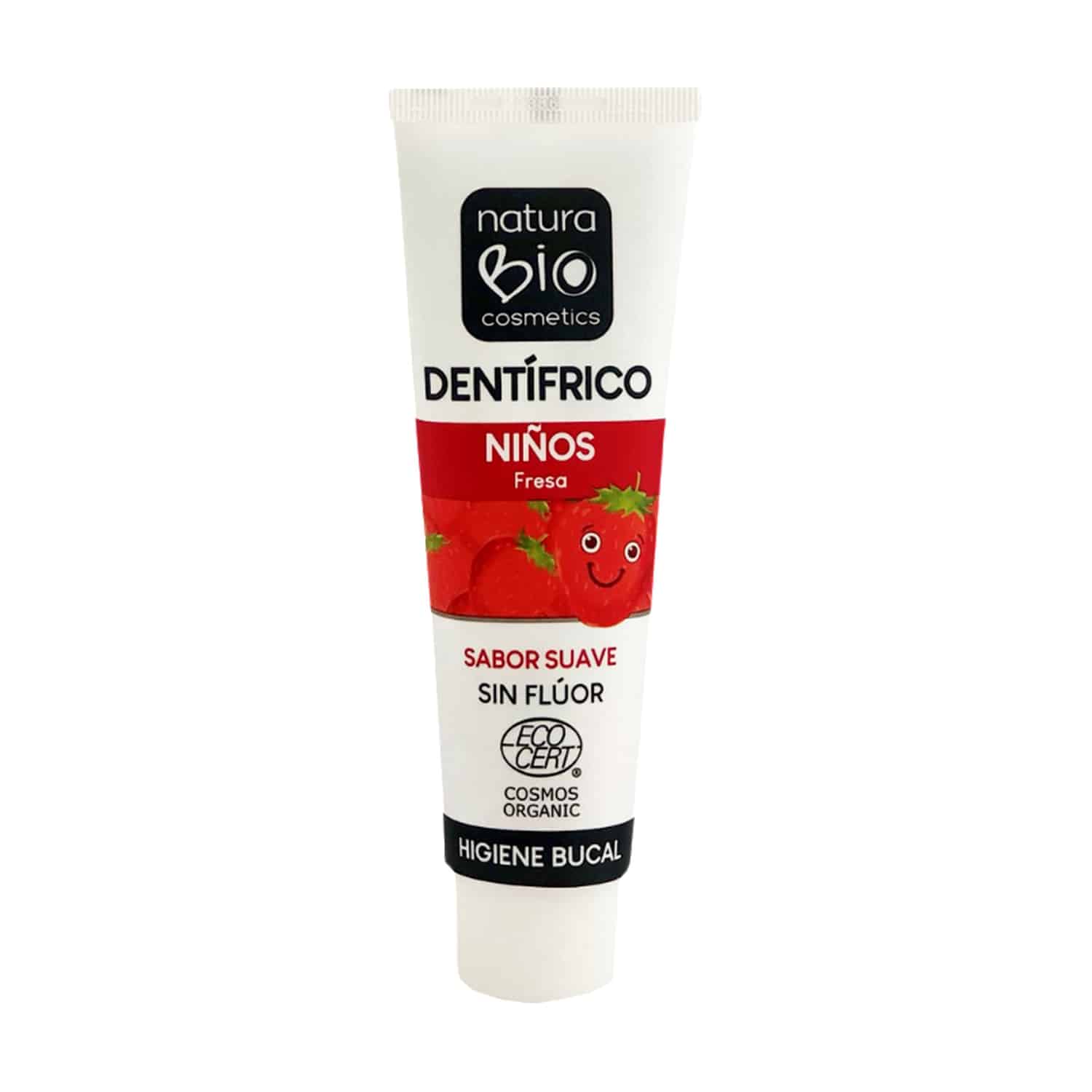 miherbolaria pasta de dientes infantil sin fluor fresa bio 50ml natura bio