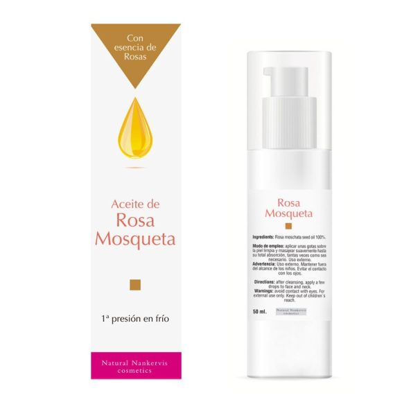 Miherbolaria aceite de rosa mosqueta con esencia de rosa 50ml natural nankervis cosmetics