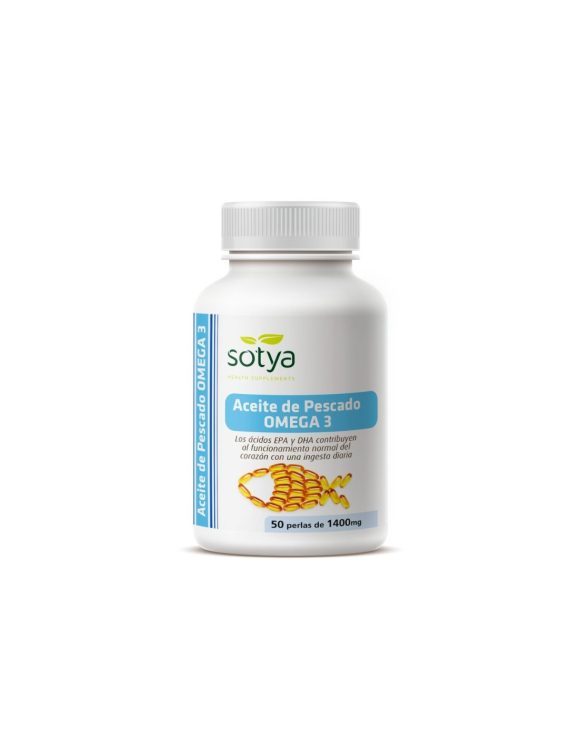 Miherbolaria aceite pescado omega 3 1400 mg 50 perlas de sotya