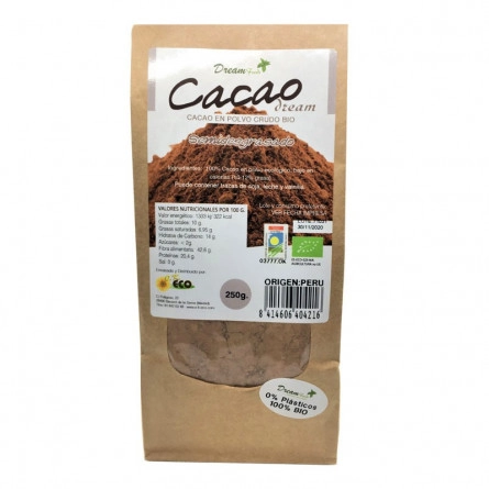 Miherbolaria cacao en polvo bajo en grasas 250 g dream foods