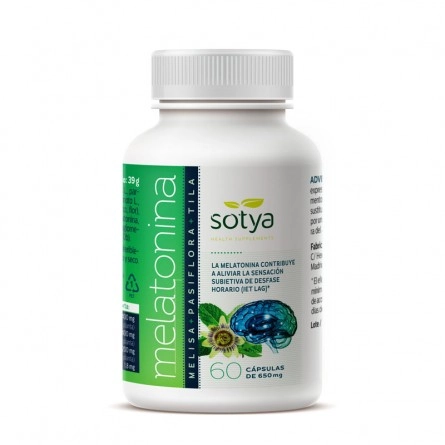 Miherbolaria melatoninamelisapasifloratila 650 mg 60 capsulas sotya