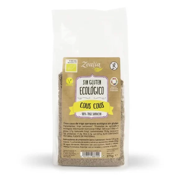 miherbolaria Cous Cous sin gluten Zealia 375gr