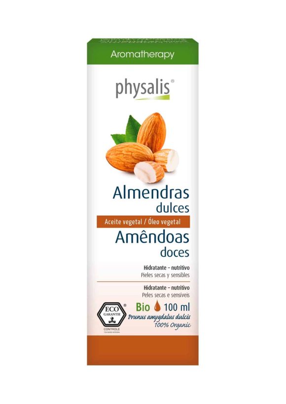 miherbolaria aceite de almendras dulces bio 100ml physalis