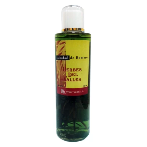 miherbolaria alcohol de romero herbes del valles 250 ml percomar