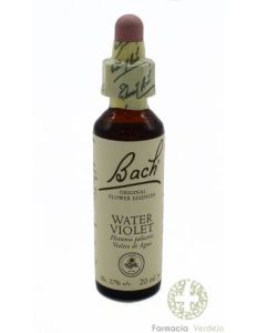 miherbolaria bach water violet 34 violeta de agua 20 ml