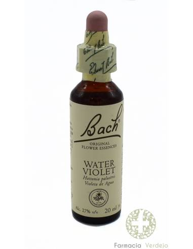 miherbolaria bach water violet 34 violeta de agua 20 ml
