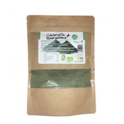 miherbolaria chlorella spirulina en polvo bio 200 g dream foods