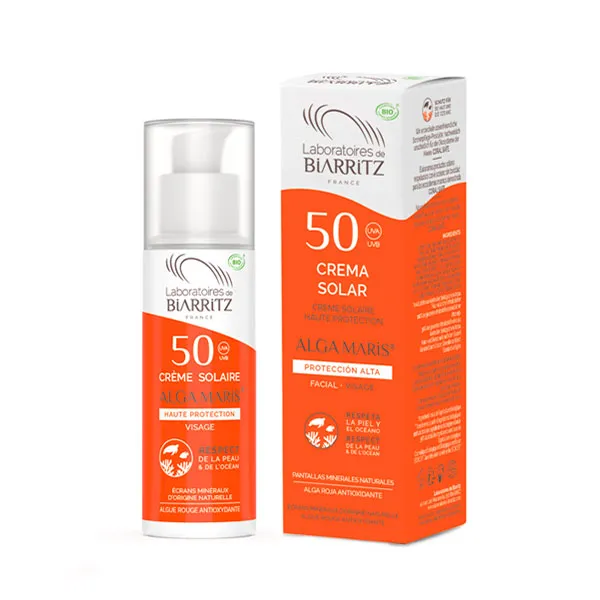 miherbolaria crema solar facial spf 50 50ml biarritz