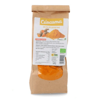 miherbolaria curcuma polvo crudo bio 200g eco dream foods