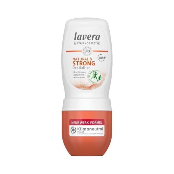 miherbolaria }desodorante en roll on 48h strong y natural lavera 50 ml
