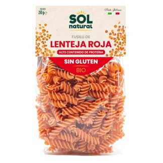 miherbolaria espiral lenteja roja sin gluten sol natural 250 gr bio