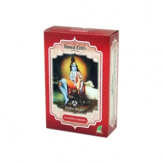 miherbolaria henna castano cobrizo polvo 100 g radhe shyam