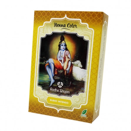 miherbolaria henna rubio intenso polvo 100 g radhe shyam