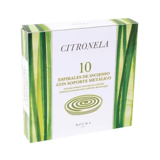 miherbolaria incienso espiral antimosquitos citronela 10 unds roura
