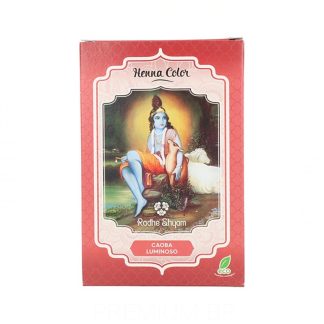 miherbolaria radhe shyam henna en polvo caoba luminoso 100g