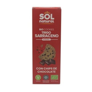 miherbolaria sol natural galletas de trigo sarraceno y chocolate 170g