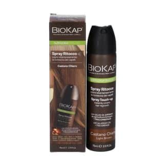 miherbolaria spray touch Up castaño claro 75ml biokap