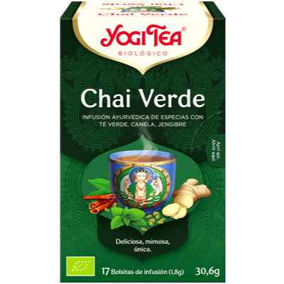 miherbolaria te chai verde yogi tea