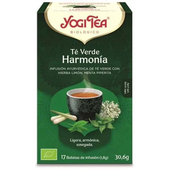 miherbolaria te verde bio armonia 17 bolsitas unid yogi tea