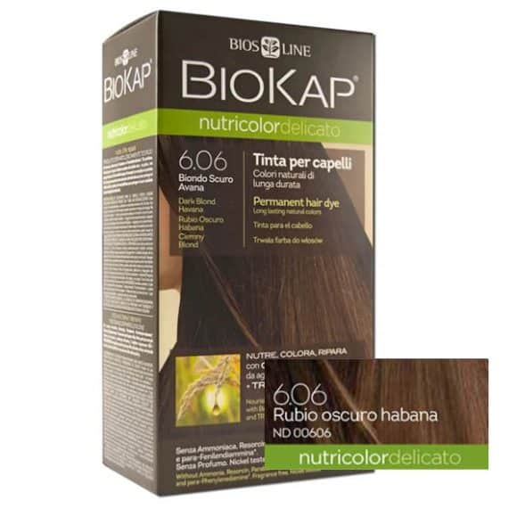 miherbolaria tinte 606 delicato rubio osc habana 140ml biokap