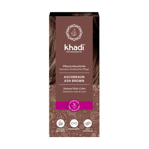 miherbolaria tinte vegetal castano ceniza 100 g khadi