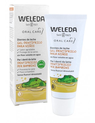 miherbolaria weleda gel dentifrico para ninos 1 envase 50 ml