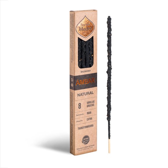 miherbolario incienso natural ambar 8 varitas sagrada madre