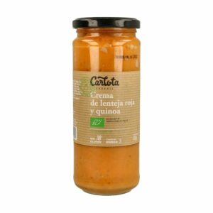 Crema lenteja roja quinoa BIO 450g carlota