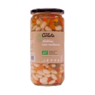 alubias con verduras bio carlota organic 720g
