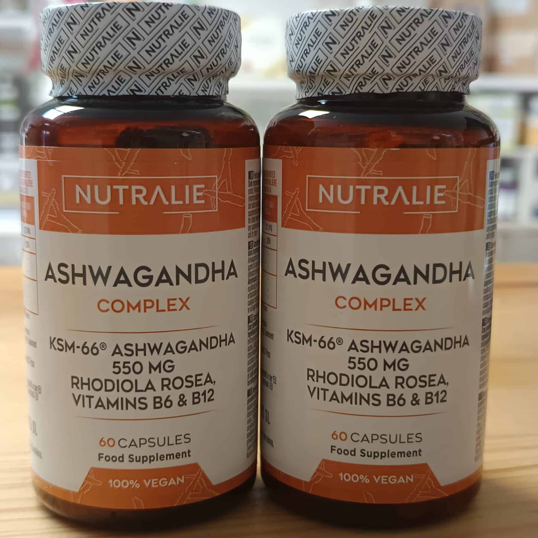 miherbolaria 2 x ashwagandha complex con rhodiola 60 capsulas oferta