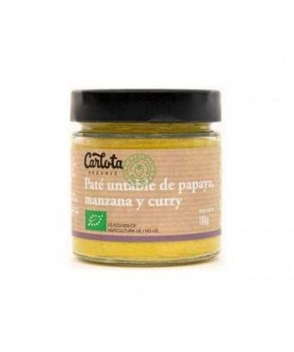 miherbolaria pate de papaya manzana curry bio carlota organic 180g