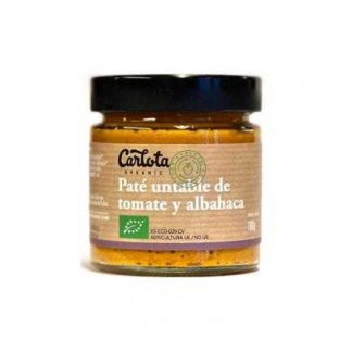 miherbolaria pate tomate albahaca bio carlota organic 180g