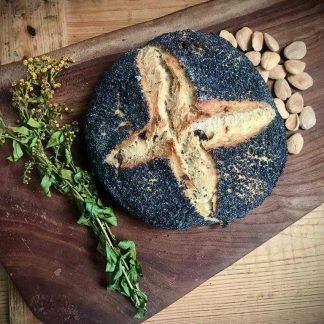 pan con pasas semillas de amapola almendra laminada