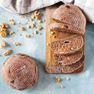 pan de algarroba pasas nueces 3