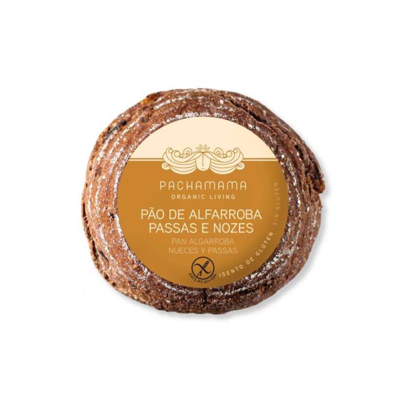 pan de algarroba pasas nueces
