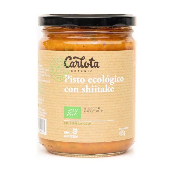 pisto con shiitake eco 425g carlota organic