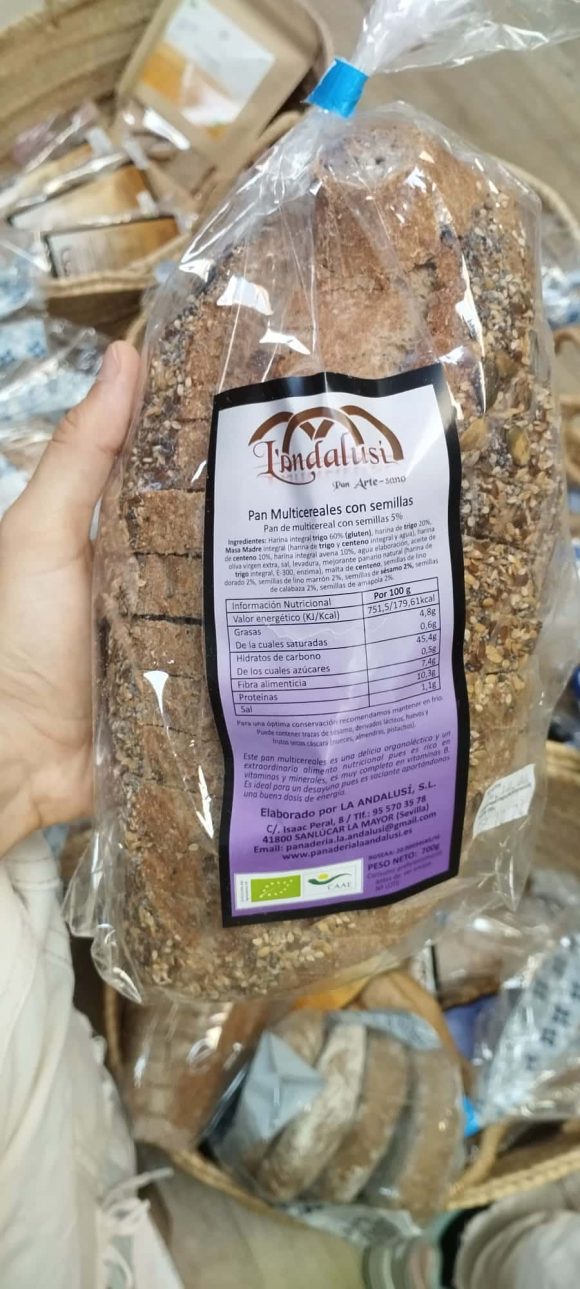 pan multicereales con semillas