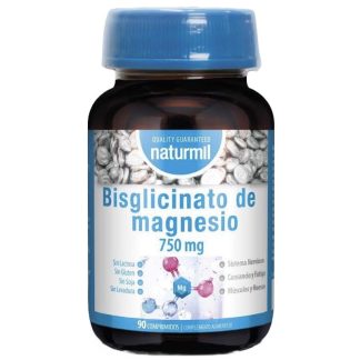 miherbolaria bisglicinato de magnesio naturmil 90 comprimidos