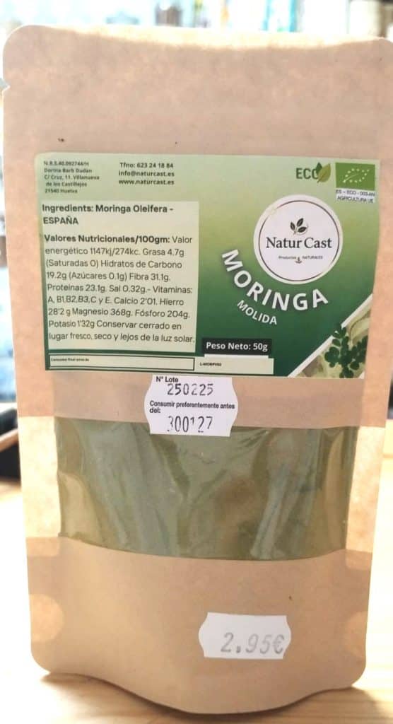 miherbolaria moringa bio 50g huelva