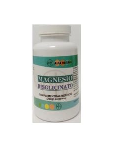 miherbolaria magnesio bisglicinato polvo 200gr de alfa herbal