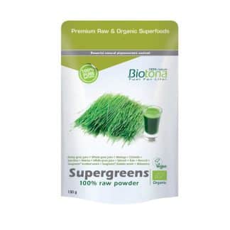 miherbolaria supergreens raw powder biotona