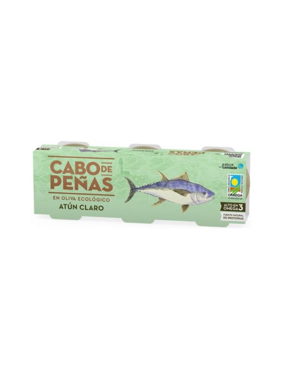 miherbolaria atun claro en aceite de oliva eco 3x70g cabo de penas