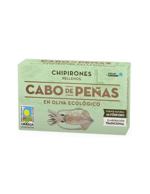 miherbolaria chipirones rellenos en aceite de oliva eco 111g cabo de penas